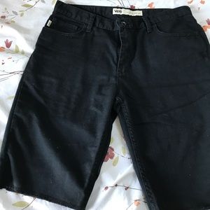 Vans men’s raw hem shorts